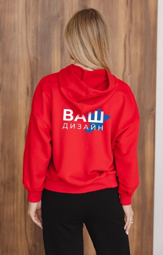 Худі жіноче oversize з індивідуальним принтом на замовлення khudi_zhinoche_oversize_ind фото