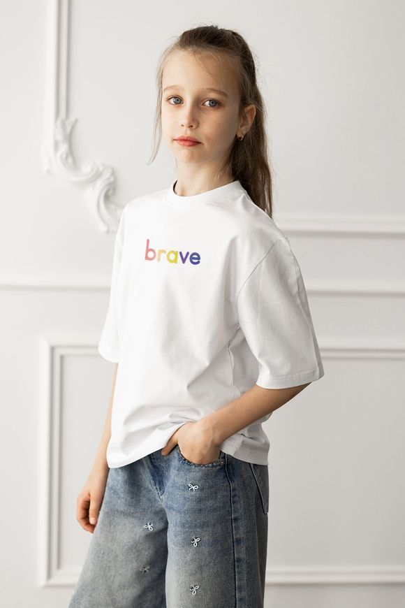 Дитяча футболка з принтом "Brave" fut_child_brave фото