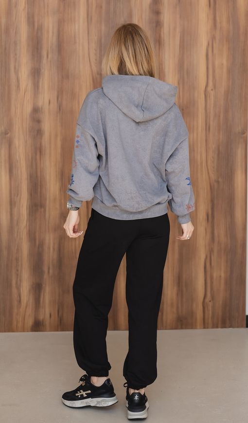 Худі жіноче oversize з принтом "Етноцвіт" khudi_zhinoche_oversize_etnocvit фото