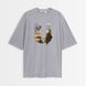 Oversize футболка чоловіча з принтом "U" fut_over_chol_U_12 фото
