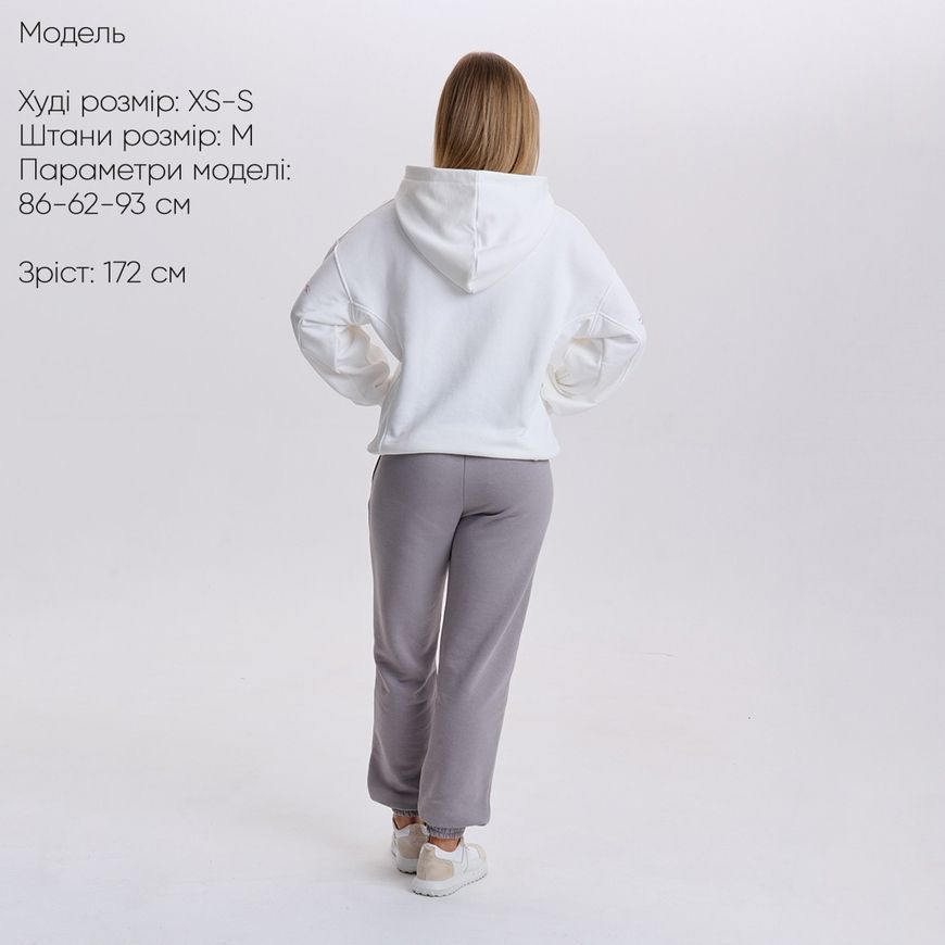 Худі з принтом "Квітни" rozprodaz_hudi_over_kvitni_bili_3n фото