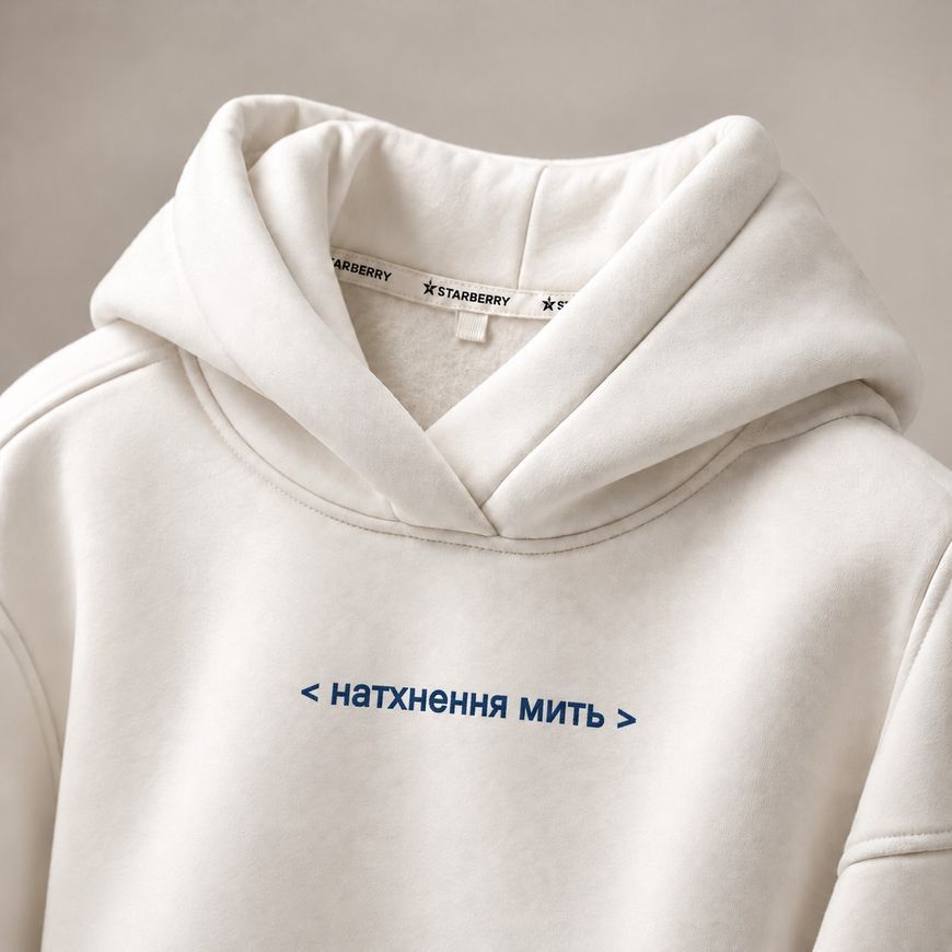 Худі з принтом "Натхнення мить" hudi_over_flis_nathnmyt фото