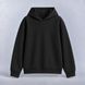 Базове худі жіноче oversize, Чорний, XS rozprodaz_hudi_over_new_chorn_xs фото 1