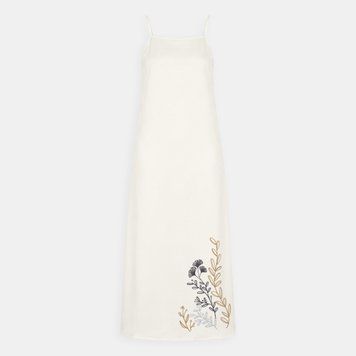 Сукня максі з принтом "Життя" rozprodaz_dress_maksi_life_print_bili_2 фото