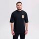 Футболка чоловіча oversize з принтом "Моя щаслива футболка" rozprodaz_fut_chol_over_myluckyt-shirt_chorn фото 2