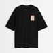 Футболка чоловіча oversize з принтом "Моя щаслива футболка" rozprodaz_fut_chol_over_myluckyt-shirt_chorn фото 1