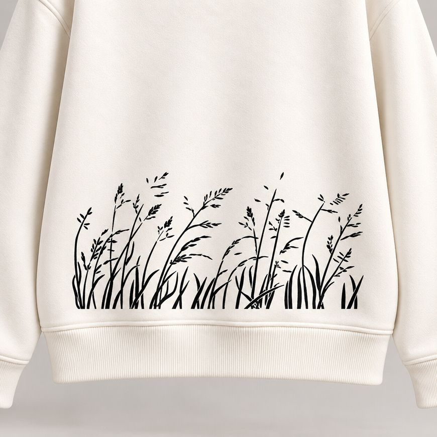 Костюм з принтом "Nature is my therapist". Худі жіноче oversize + штани khudi_over_zhin_dzhohery_nature_therapist фото