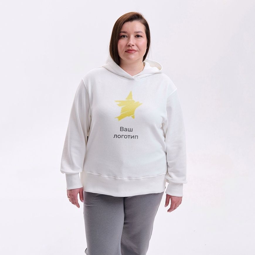 Жіноче худі з логотипом для компанії hudi_zhin_new_korporativne фото