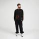 Лонгслів з принтом "Мак" rozprodaz_long_mak_chorn фото 3