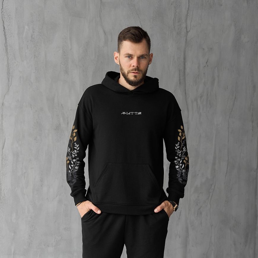 Худі Oversize з принтом "Життя" (3н) rozprodaz_hudi_over2_life_zovtyi_3n фото