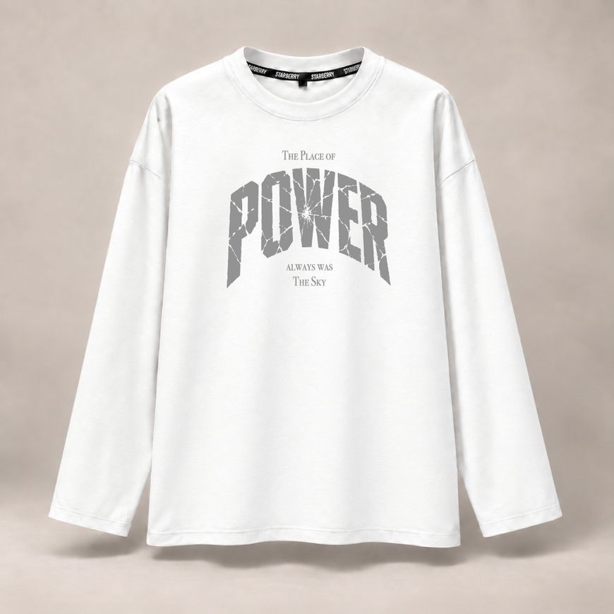 Лонгслів з принтом &laquo;Power&raquo; lonngsliv_power фото