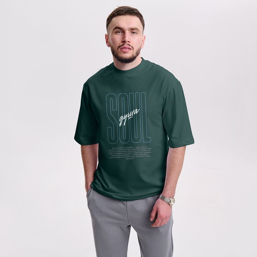 Oversize футболка чоловіча з принтом "Душа" fut_over_chol_soul фото