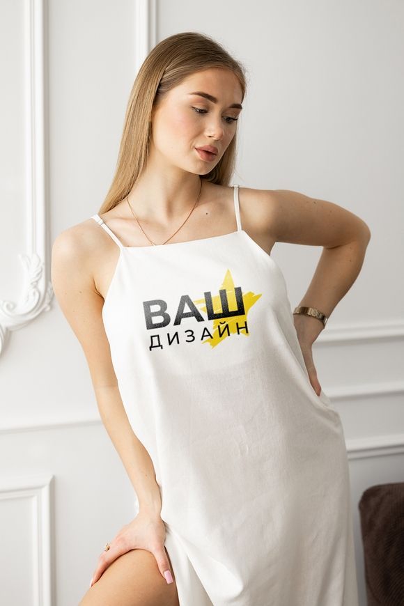 Сукня максі з індивідуальним принтом на замовлення dress_maxi_ind фото