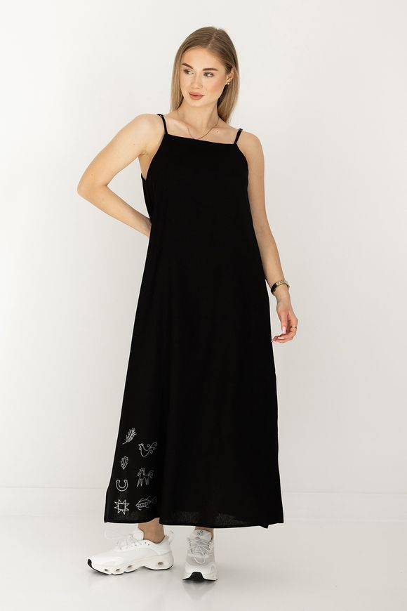 Сукня максі з вишивкою "Землероби" dress_maxi_zemlerobi фото