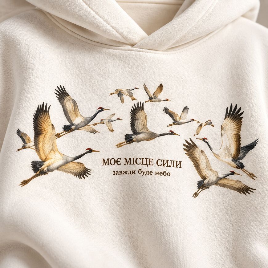 Костюм з принтом "Місце сили. Небо". Худі жіноче oversize + штани khudi_over_zhin_dzhohery_misce_syly_nebo фото