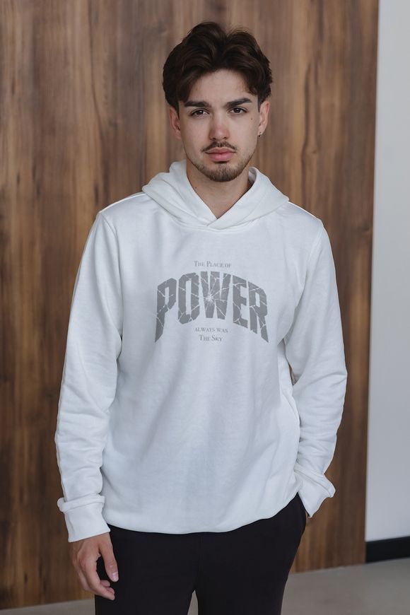 Чоловічий костюм з принтом "Power". Худі Standart + джогери NEW khudi_stand_chol_dzhohery_power фото