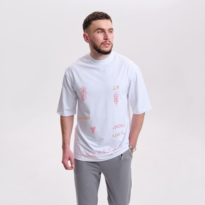 Oversize футболка чоловіча з принтом &ldquo;Єдність.Кохання.Дім.&rdquo; fut_over_chol_edkohdim фото