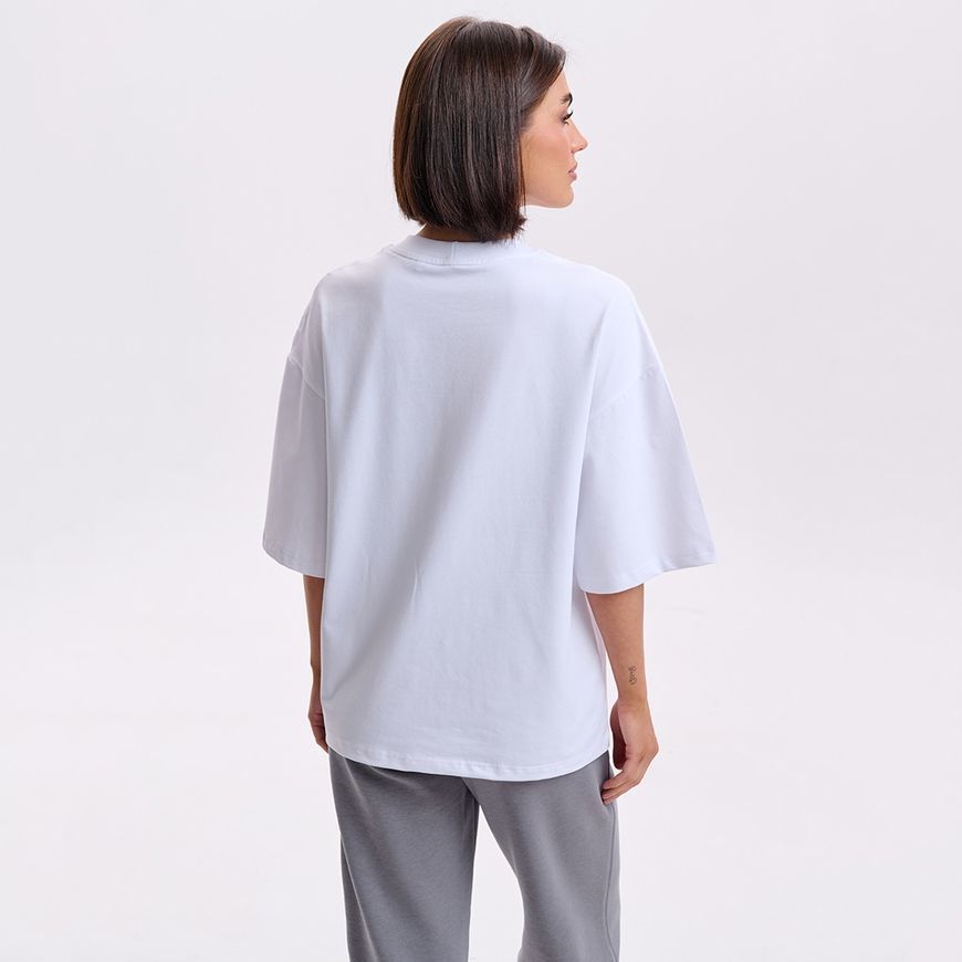 Oversize футболка жіноча з принтом &ldquo;Час настав&rdquo; fut_over_zhin_chasnastav фото
