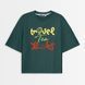Oversize футболка жіноча з принтом &ldquo;Подорож, чай, книги&rdquo; fut_over_zhin_travelteabook_2 фото