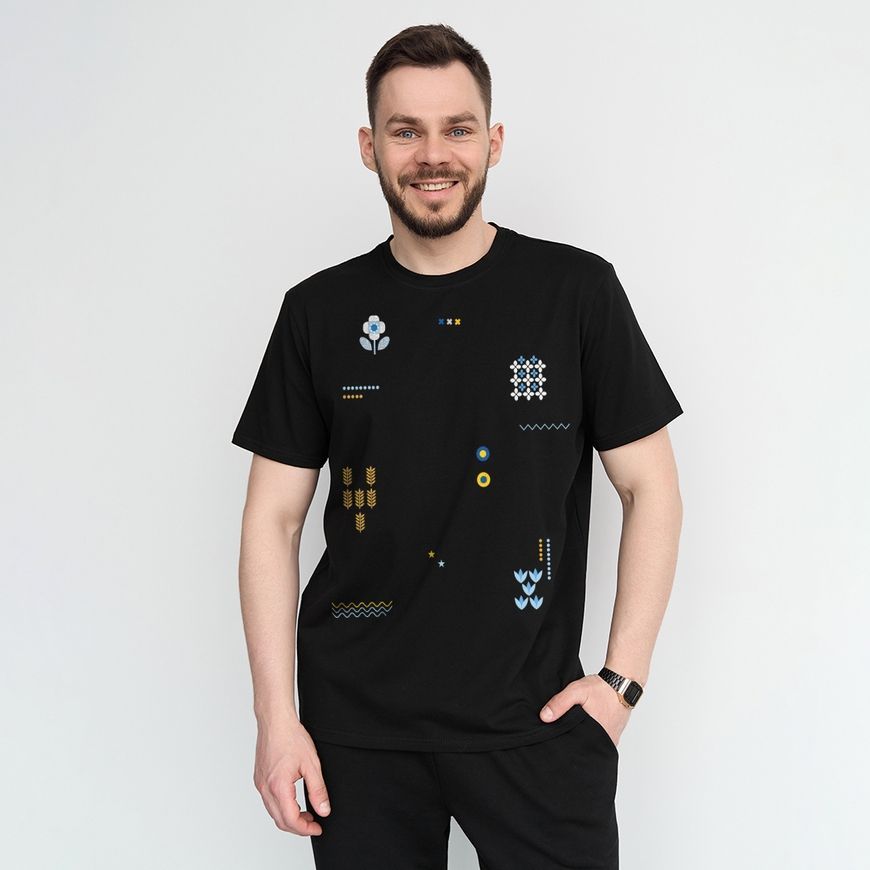 Чоловіча футболка з принтом "ID:UA" futbolka_chol_idua фото