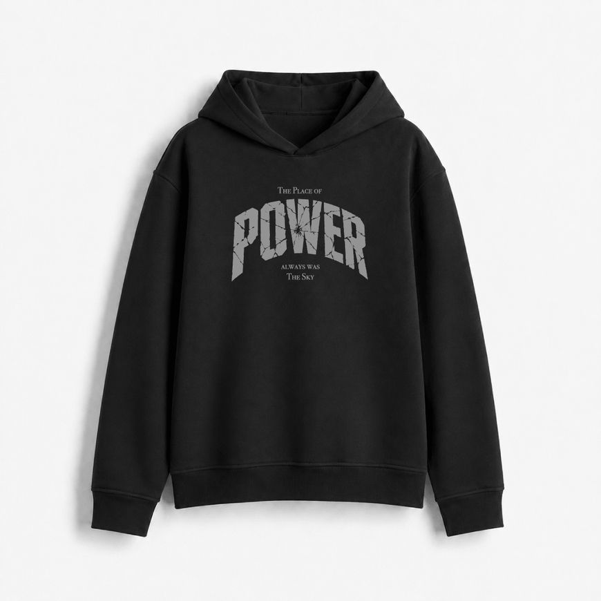Худі жіноче oversize з принтом "Power" khudi_zhinoche_oversize_power фото