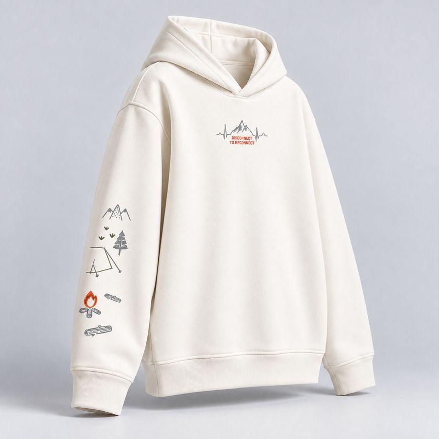Худі жіноче oversize з принтом &laquo;Reconnect&raquo; khudi_zhinoche_oversize_reconnect фото