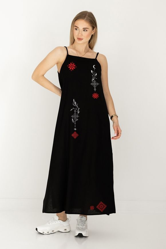 Сукня максі з принтом "Етно-тату" dress_maxi_etnotatu фото