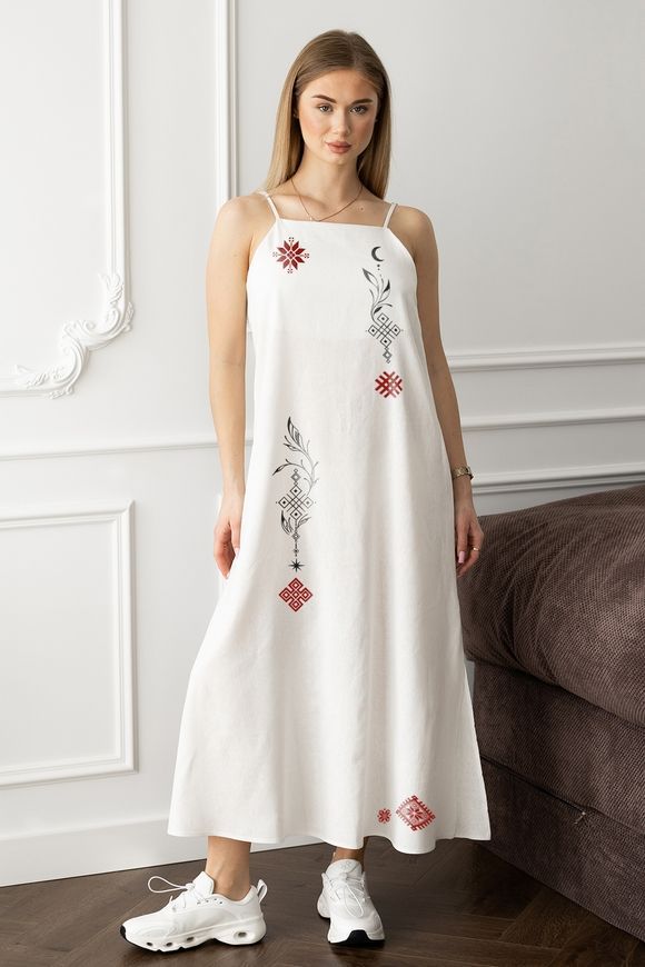 Сукня максі з принтом "Етно-тату" dress_maxi_etnotatu фото