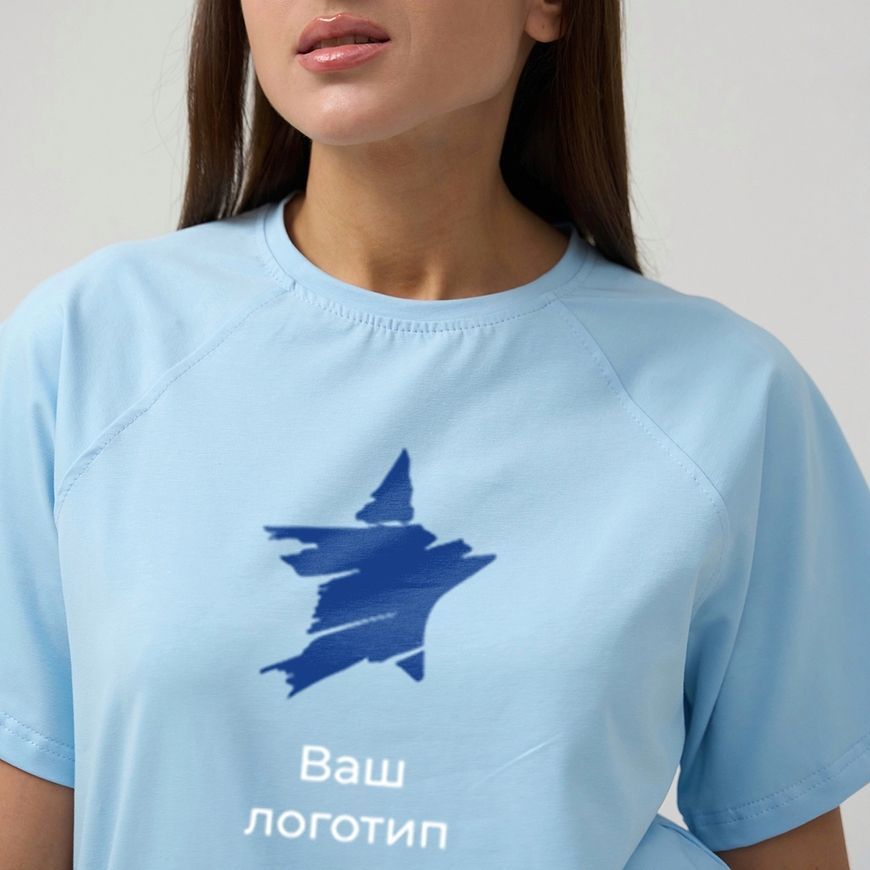 Жіноча футболка з логотипом для компанії futzhin_new_korporativne фото