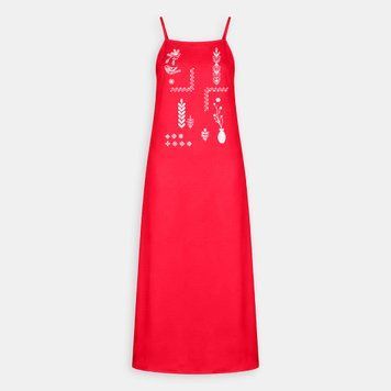 Сукня максі з принтом "Етноцвіт" rozprodaz_dress_maksi_etnocvit_print_cher фото