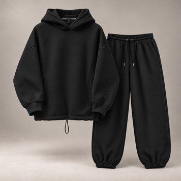 Базовий костюм худі Oversize + джогери (фліс) khudi_over_dzhohery_flis_baza фото