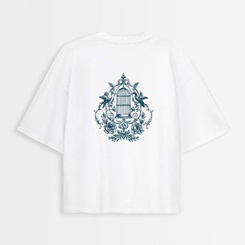 Oversize футболка жіноча з принтом &ldquo;Безмежність&rdquo; fut_over_zhin_bezmezhnis фото