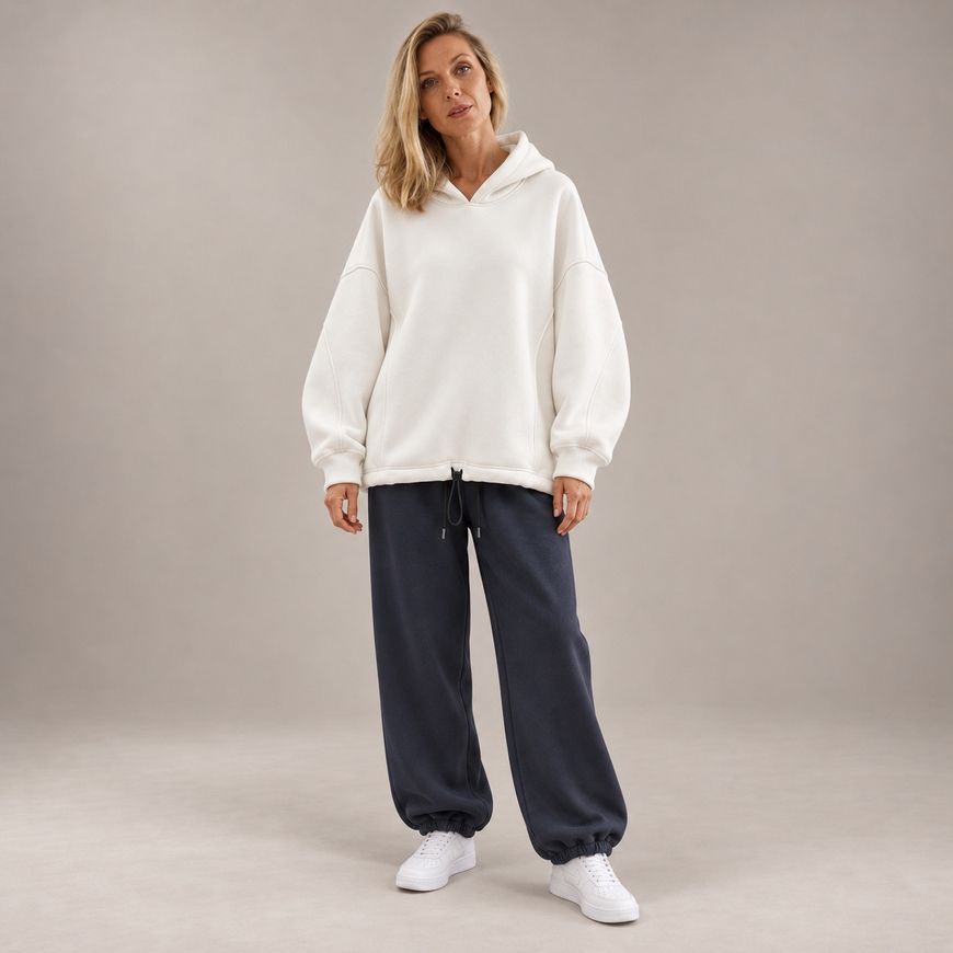 Базовий костюм худі Oversize + джогери (фліс) khudi_over_dzhohery_flis_baza фото